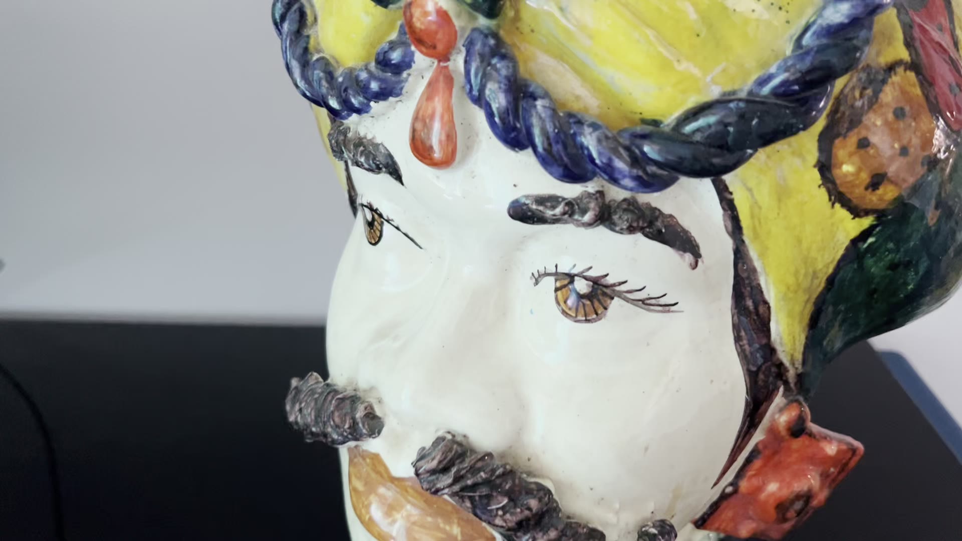 The doorway from the living room opening onto Scoglitti's main square